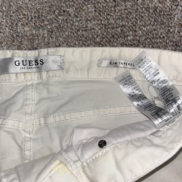 Guess paint splatter white jeans size 36W 32L - Picture 5 of 5
